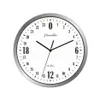 2021 Newest 24 Hour Dial Design 12 Inches Clock Metal Frame Modern Fashion Decorative Round Wall Clock Home Decoration Bar Study H304w