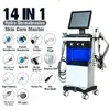 2024 14 I 1 Microdermabrasion Hydro Auqa Water Deep Cleaning RF Facelifting Skin Care Spa Machine Sträd