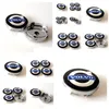 Enjoliveurs de roue 4pcs / set 60mm alliage Voo Center Caps Hub ER Emblème de voiture Badge Bleu C30 C70 S40 V50 S60 V60 V70 S80 Drop Delivery Automobile Ot4Mb