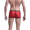 B Mesh Heren Sexy Ademend Hol B Fun Underpants Out See Through Boxershorts Homo Erotisch Comfort Ondergoed Transparant Heren Boxersshor GG reathable oxer oxersshor