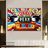 Diamond Painting Friends TV Show de televisión Perk Central Drill Full Bordery Diamant Pintura Mosaic Cross Cross Cross Home Wall Decor296c