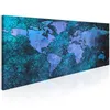 No Frame World Map Decoration Oil Painting Canvas Art Map Picture for Home Wall Decoration Art Picture Multicolor253A