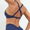 Yoga-outfit Dames sportbeha Hoge ondersteuning Impact Fitness Gym Hardloopondergoed Top Workout-kleding Push-up gewatteerde activewear