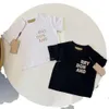 Designer Bébé Enfants T-shirts Shorts Ensembles Tout-petits Garçons Filles Vêtements Ensemble Vêtements D'été Blanc Noir Survêtement Jeunes Sportsuit GG