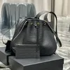 Genuine leather designer shoulder bag mirror quality Medium Flat Hobo bag fashion crossbody bag for women large capacity bucket bag
