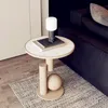 1PCS Creative Home Living Room Coffee Table Simple Standing Nordic Small Unique Aesthetic Round Minimalist Neuble Furniture For Indoor Decor