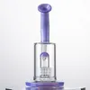 Colorful Hookahs Dome Percolator and Birdcage Percolator Water Pipe with Splash Guard Glass Bong 14mm Female Joint DHL20091