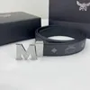 Ceintures de créateurs de marque de mode classique pour hommes et femmes, lettre décontractée, boucle lisse, ceinture de luxe avec boîte