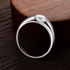 KNOBSPIN 1ct D Kleur Kussen Ringen voor Vrouwen Engagement Bruiloft Sieraden Lab Diamant met GRA 925 Sterling Zilveren Ring 240228