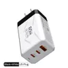 Chargeur GaN 65W PD Type C, adaptateur de Charge rapide pour iPhone Samsung, double Ports, Charge rapide QC3.0