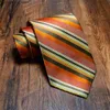 Neck Ties Classic Vintage Mens Tie Handmade 10cm % Silk Printed Necktie Geometric Checked Jacquard Ties For Man Business Wedding Gift L240313