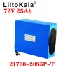 Liitokala 72V 25AH 2000W elektrische fietsbatterij 21700 lithiumbatterij met BMS