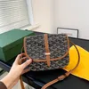 Sac de créateur de luxe pour femmes de mode rétro chaude classique Y lettre imprimée sac de messager à rabat d'épaule réglable sac de selle à bandoulière à une épaule sans boîte