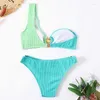 Women's Swimwear 2024 Burst Bikini Selling Simple Ring Accessories Separate Swimsuit