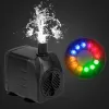 Gravestones 10w/15w Ultraquiet Submersible Water Fountain Pump Filter Fish Pond Aquarium Water Pump Tank Fountain with 12 Led Light