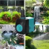 Pumps UltraQuiet EU/US Submersible Water Fountain Pump 3/6/10/15/25/35/50/60W Filter Fish Pond Aquarium Water Pump Tank Fountain