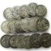 US MIX DATUM 1807-1839 17st. Kappade byst halv dollar Craft Silver Plated Copy Coin Metal Dies Manufacturing Factory 294R