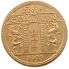 Poland 25 Gulden 1923 Gold Plated Copy Coin Brass Craft Ornaments replica coins home decoration accessories2375