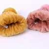 3 pezzi inverno cappello bambino sciarpa guanti set bambini pompon cappelli lavorati a maglia per ragazze ragazzi berretti caldi spessi con fodera 240227