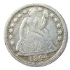 US 1844 P S Liberty جالس Dime Silver Copy COIN COIN PROFTION FACTORY NICE HOME ASCESORIES SILD2248