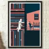 Kalligrafi Interstellar Space Canvas Målning Poster Print Art Bild på väggen Modern trendig hem Dekorera lämplig för vardagsrum sovrummet