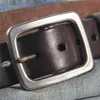 Belts FAJARINA Unique Design Personality Men Thickening Layer Cowhide Jeans Belt Leather Steel ldd240313