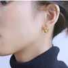Kolczyki stadnonowe smok męska osobowość moda moda normy artystyczne puste podwójne pierścień uszy niszowy klip niszowy