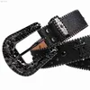 Ceintures Ceinture de diamant artificielle dames Western Cowboy strass ceinture conception ceinture en cuir incrustation de diamant artificiel ceinture Jeans ldd240313