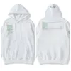 1:1 Pull Herren Hoodie Offs White Hoody Top Coat Felpa Varsity Jacke Pullover Pullover Frau Clothe Felpe 601