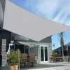 Nets Gray All Size Waterproof Square Rectangle Triangle Sun Shade Sail Garden Terrace Canopy Swim Shade Camp Hiking Yard Awnings