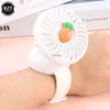 المشجعين Electric Cartoon Creative Kids Watch Fan Portable Summer Air Cooler Mini USB القابلة لإعادة الشحن GIFTH240313