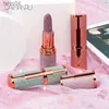 Lippenstift 1PC Temperatuurveranderende kleur Glitter Glanzende Gebroken Diamanten Lippenstift Langdurige Waterdichte Schoonheid Lip Blam Make-up Cosmetica 240313