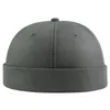 Зимняя мужская кепка-докер с флисовой подкладкой, тюбетейка, большой размер, матросская шапка-бини, шляпа-ведро без полей, капот для папы 240227