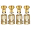 Connectors Brass Water Hose Quick Connect 3/4 inch GHT Male Female Set Spray Nozzle Water Gun Brass Quick Connector Garden Hose Fittings