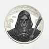 5 szt. Ghost Scream Killer monety srebrne potwory złe duchy 40 mm odznaki Elizabeth pamiątka pamiątka kolekcjonerska dekoracja 256m