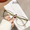 Solglasögon TR90 anti-Blue Light Glasses Fashion Eye Protection Ultralight Computer Goggles Optical Spectacle Gyeglass Men Women