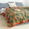 Comforters sets Nordic Style Throw Blanket on The Bed Cotton Gauze Sofa Towel Beds Sheet Picnic Beach Queen King Size Nap Quilt Home Decor YQ240313