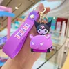 Cute Pink Rabbit Melody Keychain Pendant Mini Car Kuromi Toys Doll Pendant Cute Keychain Bag Pendants Christmas Gifts For Children 2024