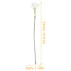 Decorative Flowers 10 Pcs Artificial Plant Decoration Faux Stems Greenery Picks Plants Leaves Plastic Spray Simulation