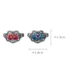 Cluster Rings S999 Sterling Silver For Women 2024 Christmas Fashion Hollow Cloisonne Lotus Adjustable Argentum Hand Jewelry