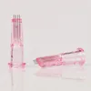 5 pz Rosa Mini 4pin Aghi 1.2 1.5 Monouso Mano Micro Iniezione Cosmetico Ago Sterile Strumento di Bellezza