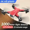 Droni Nuovo A18 UAV Il motore della spazzola GPS 4K doppia fotocamera 25 minuti di vita 30KM / H Professionale ad alte prestazioni Dron Rc Quadcopter Toys 24313