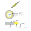 Fiber Optic Equipment LODFIBER 800M ST-ST Indoor Armored Singlemode 12 Strands Cable Patch Cord 9/125