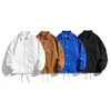 Men's Jackets Trendy Ins Lapel Jacket Men Autumn Casual Outwear Cargo Male Windbreaker 2024 Korean Chic Loose Streetwear Overcoat