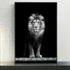 Grandi animali selvatici del leone Bestia feroce Poster Wall Art Canvas Painting Stampe decorative Po Pictures for Living Room Decor243V