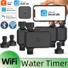 Timers Highquality Smart WiFi BluetoothCompatible Watering Timer Automatic Irrigation Valve Controller Sprinkler System for Garden