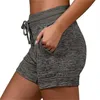 Shorts femininos 2023 novo verão estilo europeu shorts femininos fe calças de cintura alta senhoras casuais fitness esporte calças shorts plus size 5xll24313