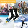 Sports Socks Thermal Stocking Lightweight Keep Warm Unisex Acetate Fibers Compression Stockings For Running Hiking