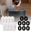 Fournitures Filtre de fontaine à eau pour chat Filtre de remplacement de fontaine pour animaux de compagnie facile à utiliser Fontaine automatique pour animaux de compagnie pour filtres et éponges de fontaine à eau
