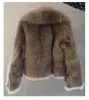 Women's Fur Korea Winter Coat Women Short Faux Hair Slim Versatile Casual Loose Thick Warm Female